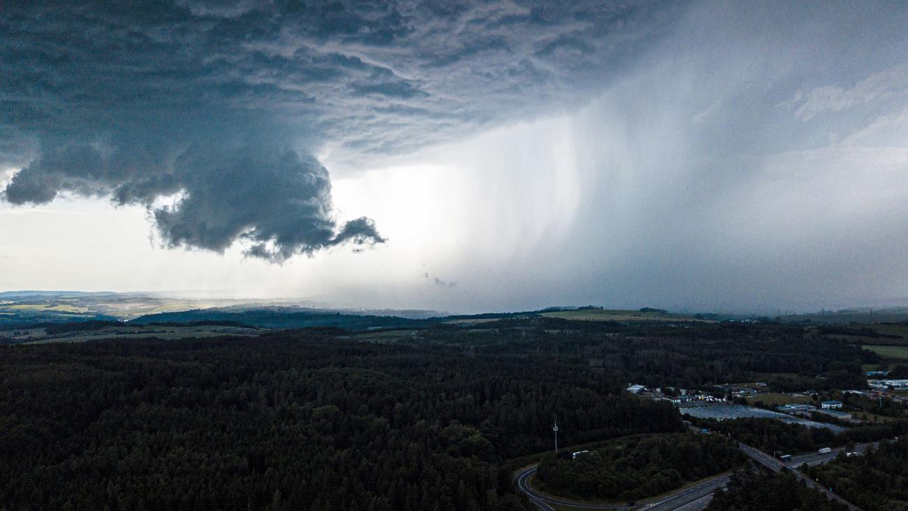 Unwetter: Schäden durch Hagel und umgestürzte Bäume