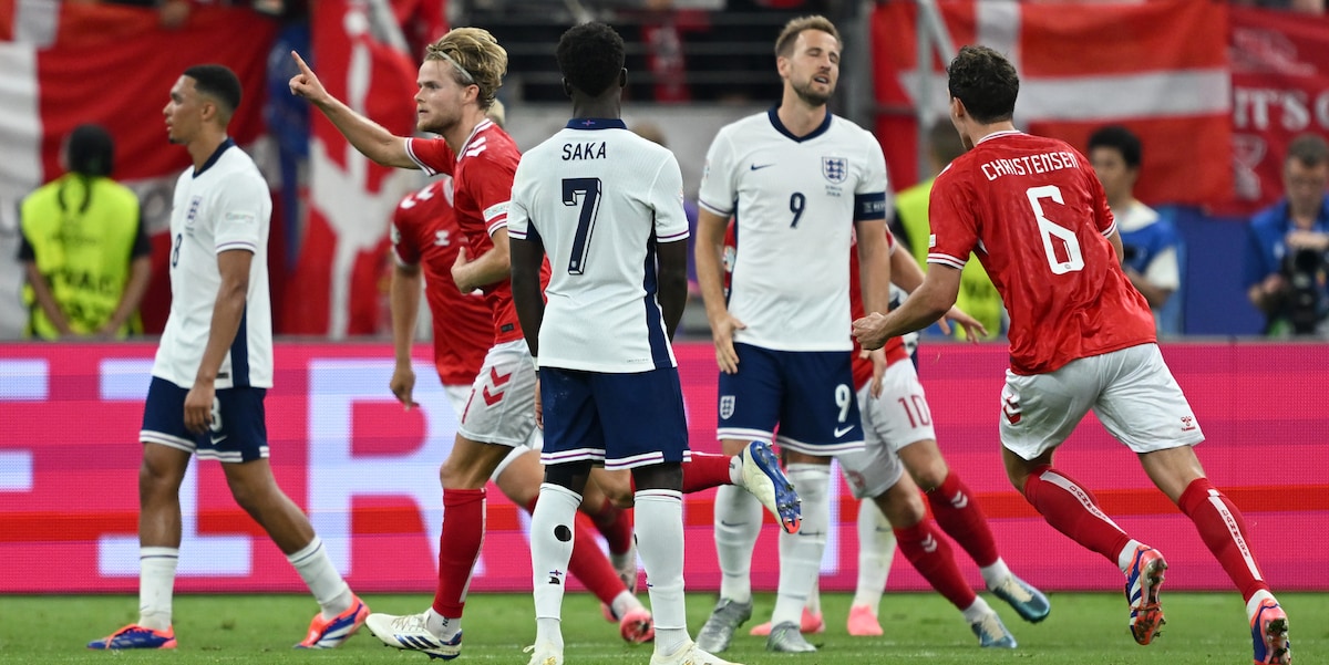 Dänemark gegen England im EM-Gruppenspiel: Spannendes Spiel mit Ausgleich