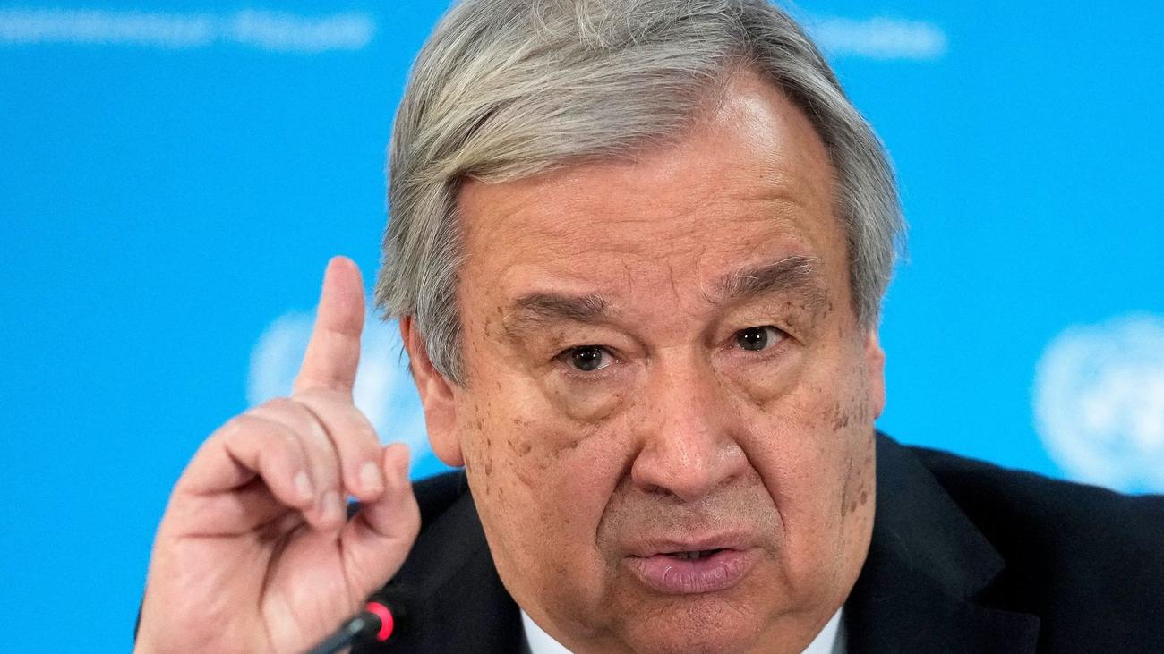 Guterres warnt vor Katastrophe im Nahen Osten